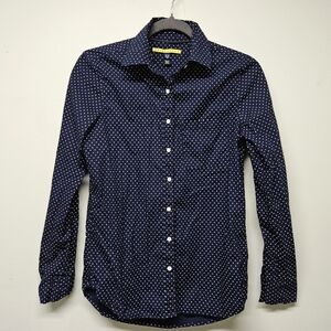 Prince & Fox Long Sleeve Button Down Striped Polka Dots 2 Shirts  Size XS